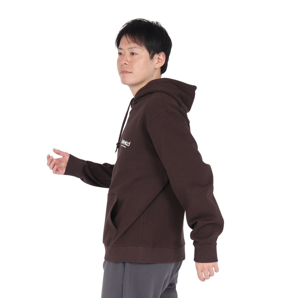 グラミチ（Gramicci）（メンズ、レディース）オリジナル フリーダム フーディー スウェットシャツ G4FU-J113-DARK BROWN パーカー