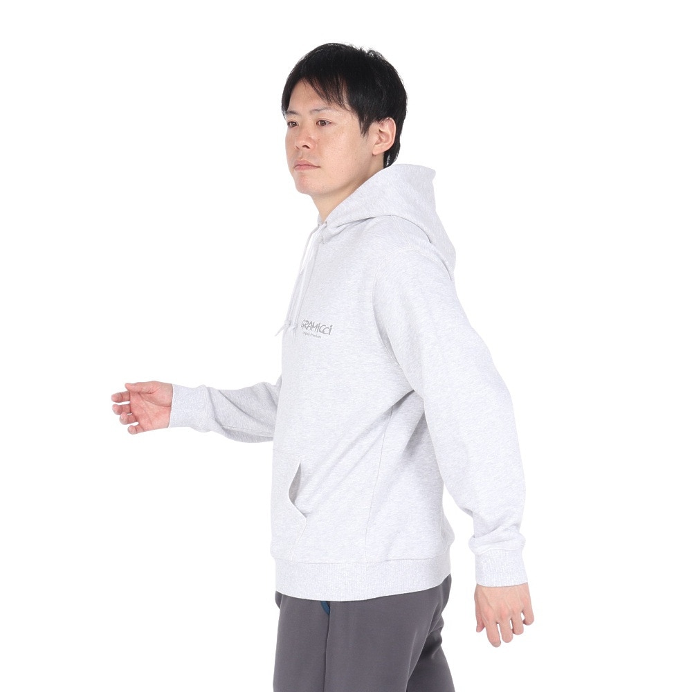 グラミチ（Gramicci）（メンズ、レディース）オリジナル フリーダム フーディー スウェットシャツ G4FU-J113-GREY HEATHER パーカー
