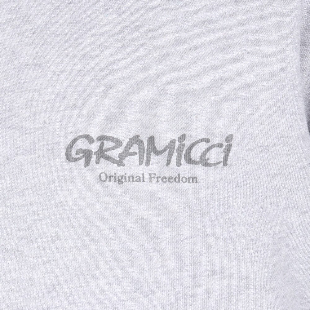 グラミチ（Gramicci）（メンズ、レディース）オリジナル フリーダム フーディー スウェットシャツ G4FU-J113-GREY HEATHER パーカー
