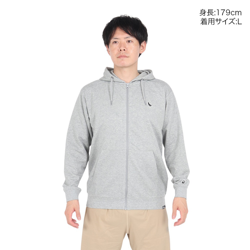 ジャックウルフスキン（JackWolfskin）（メンズ、レディース）ハウリングウルフ ジップパーカー A63211-6203