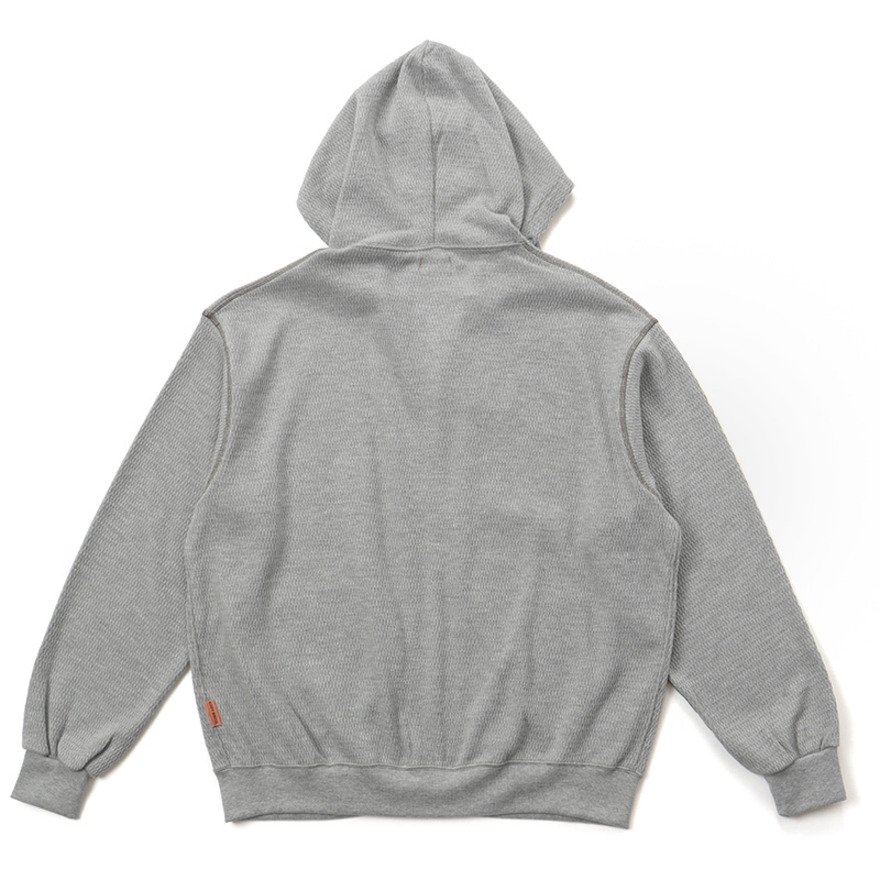 クリフメイヤー（KRIFF MAYER）（メンズ）ハニカムワッフルジップパーカー 2517819:15:GRAY