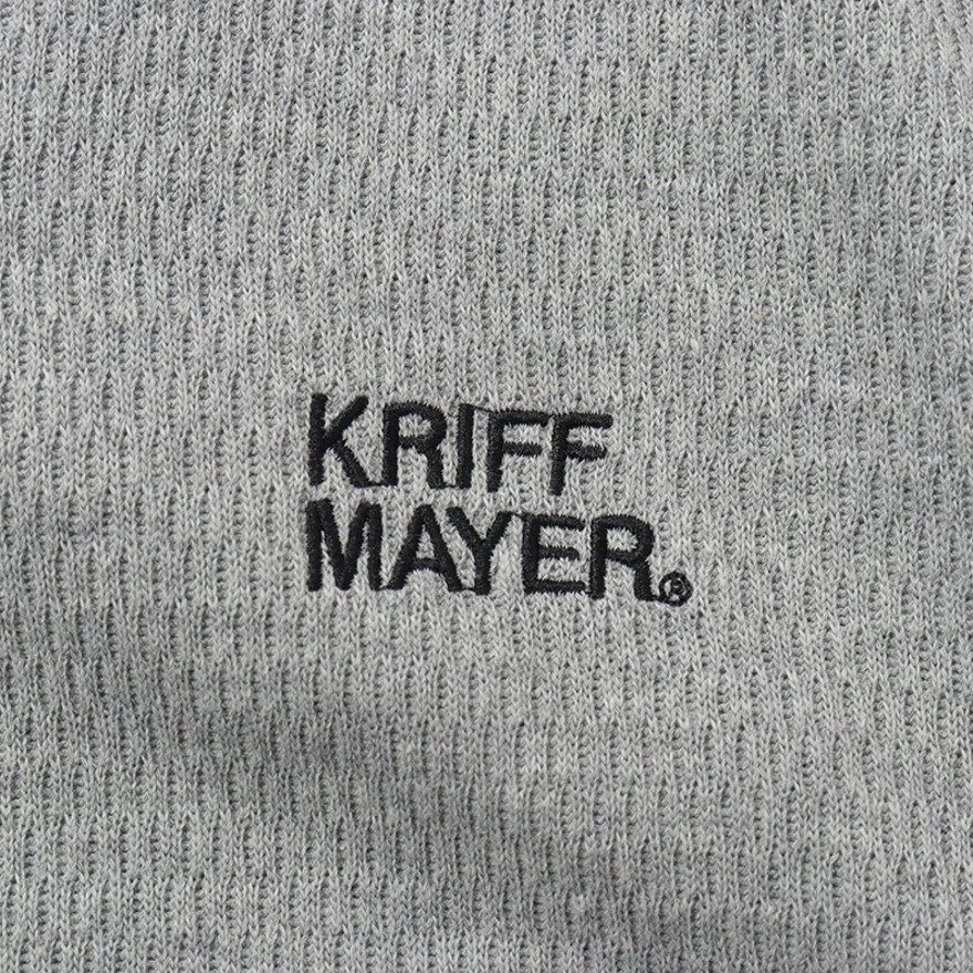 クリフメイヤー（KRIFF MAYER）（メンズ）ハニカムワッフルジップパーカー 2517819:15:GRAY