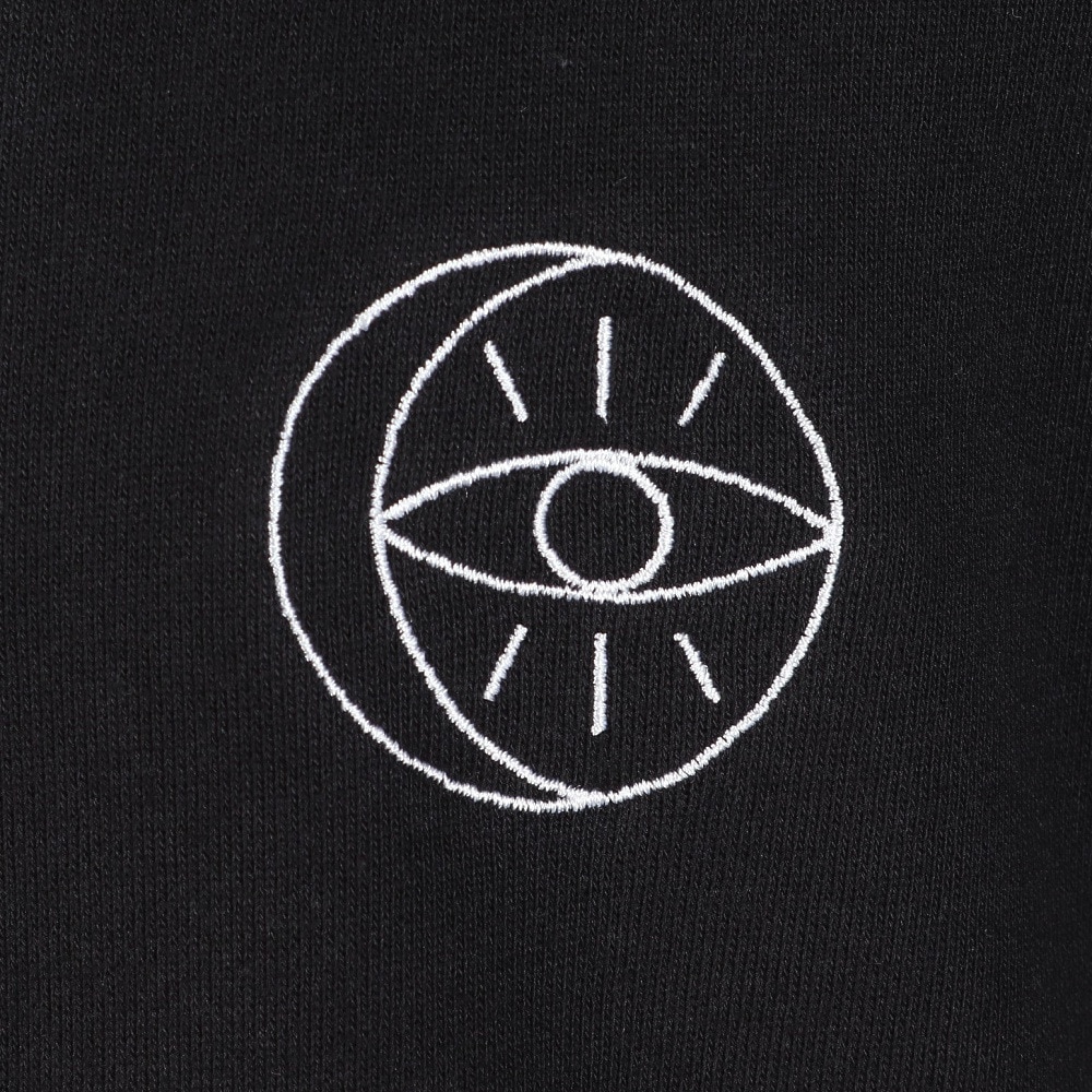 ポーラー（POLER）（メンズ）LABEL フーディ 253MCV0070-BLK