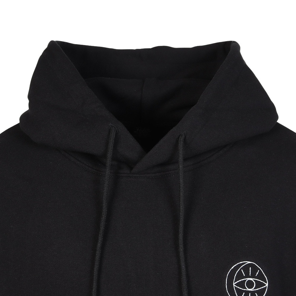 ポーラー（POLER）（メンズ）LABEL フーディ 253MCV0070-BLK