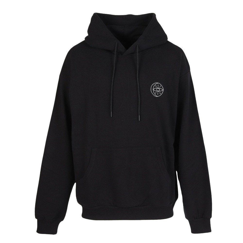 ポーラー（POLER）（メンズ）LABEL フーディ 253MCV0070-BLK