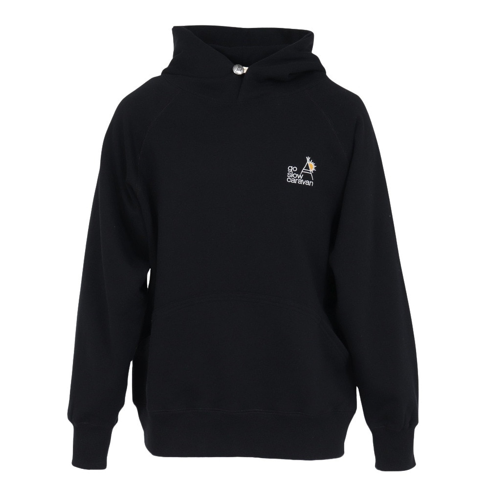 ゴースローキャラバン（GOSLOWCARAVAN）（メンズ）刺繍 プルオーバー パーカー 352601 BLK