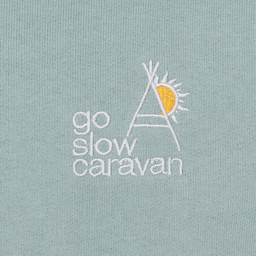 ゴースローキャラバン（GOSLOWCARAVAN）（メンズ）刺繍 プルオーバー パーカー 352601 GRY