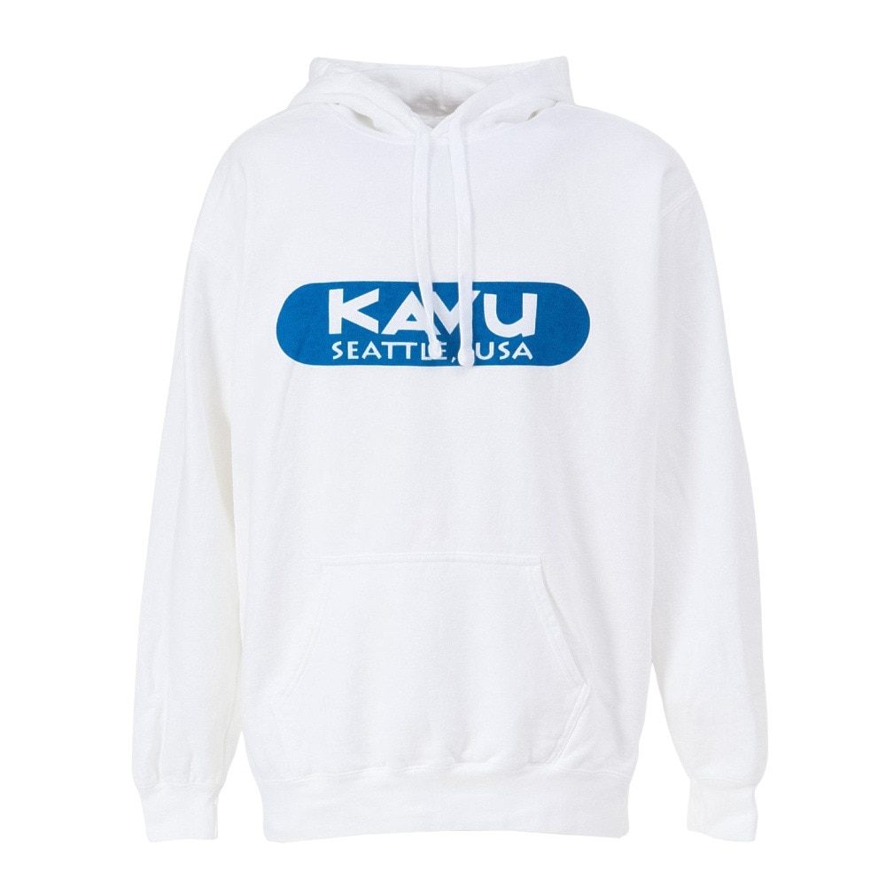 カブー(KAVU)スケートロゴパーカ 19822340ホワイト(Men’s) カブー（KAVU）（メンズ）スケートロゴパーカ 19822340ホワイト