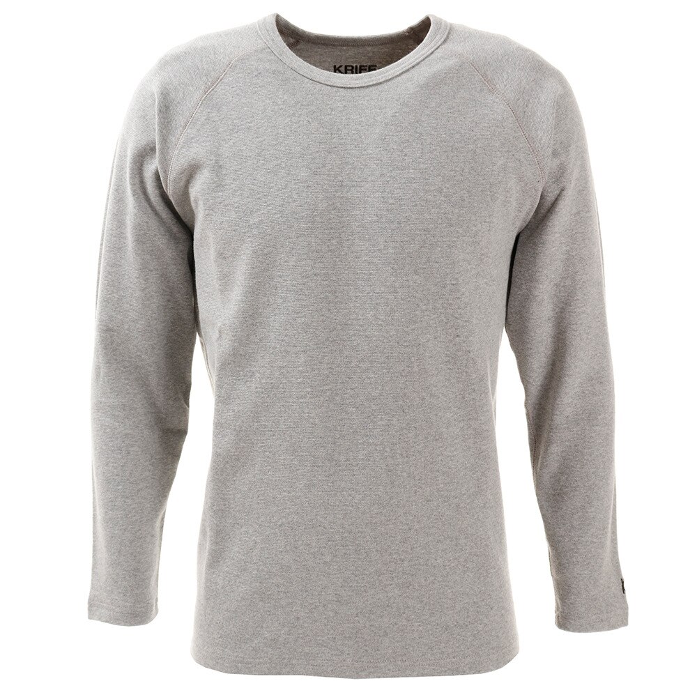  Tシャツ メンズ 長袖 スーパーヘビーリップル 1947202-15:GRAY