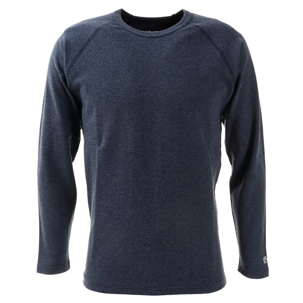  Tシャツ メンズ 長袖 スーパーヘビーリップル 1947202-79:NAVY