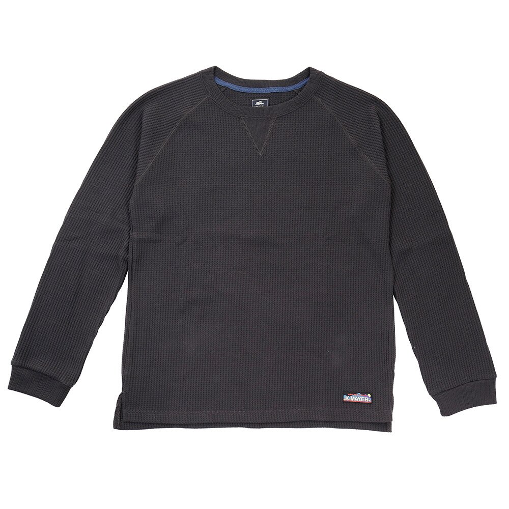  Tシャツ メンズ 長袖 ラグランサーマル 1947208-19:BLACK