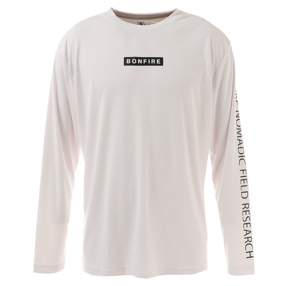  ロゴ長袖Tシャツ 50BNF1SCD2160 WHT