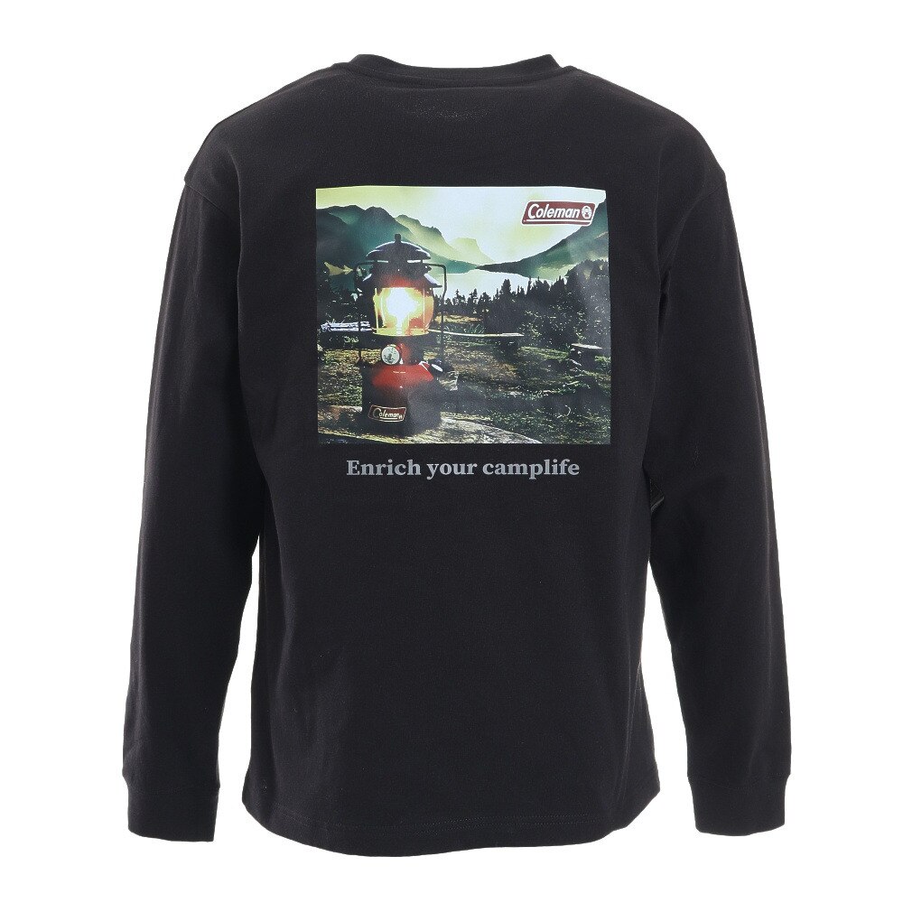コールマン（Coleman）（メンズ）フォトプリント ロングスリーブTシャツ C5150AL BLK