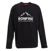ボンファイア（Bonfire）（メンズ）長袖Tシャツ MOUNTAIN 50BNF1FCD2204 BLK