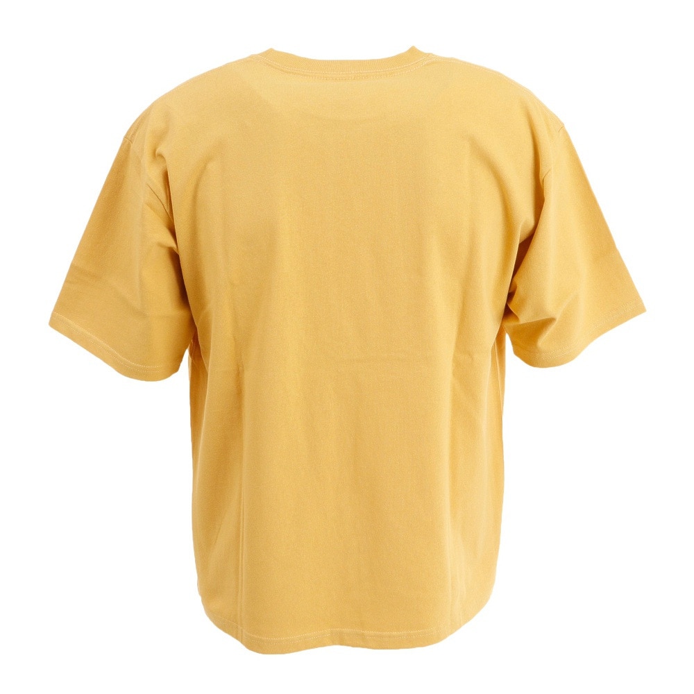 パワー・トゥ・ザ・ピープル（POWER TO THE PEOPLE）（メンズ）ワンポイント 刺繍Tシャツ 2501031-43 YEL