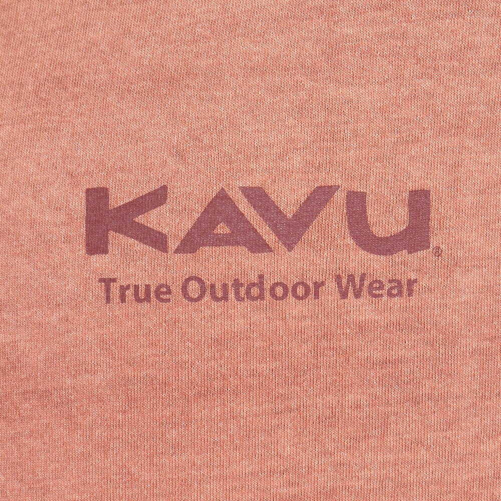 カブー（KAVU）（メンズ）ワシントンマップ ロングスリーブTシャツ 長袖 19821714 ORG オレンジ