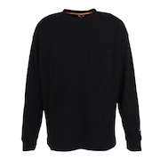 (メンズ)長袖Tシャツ ロンT MT1996 ワッフルTシャツ JMTL2065BK ブラック 通気性 速乾 アクティブウェア