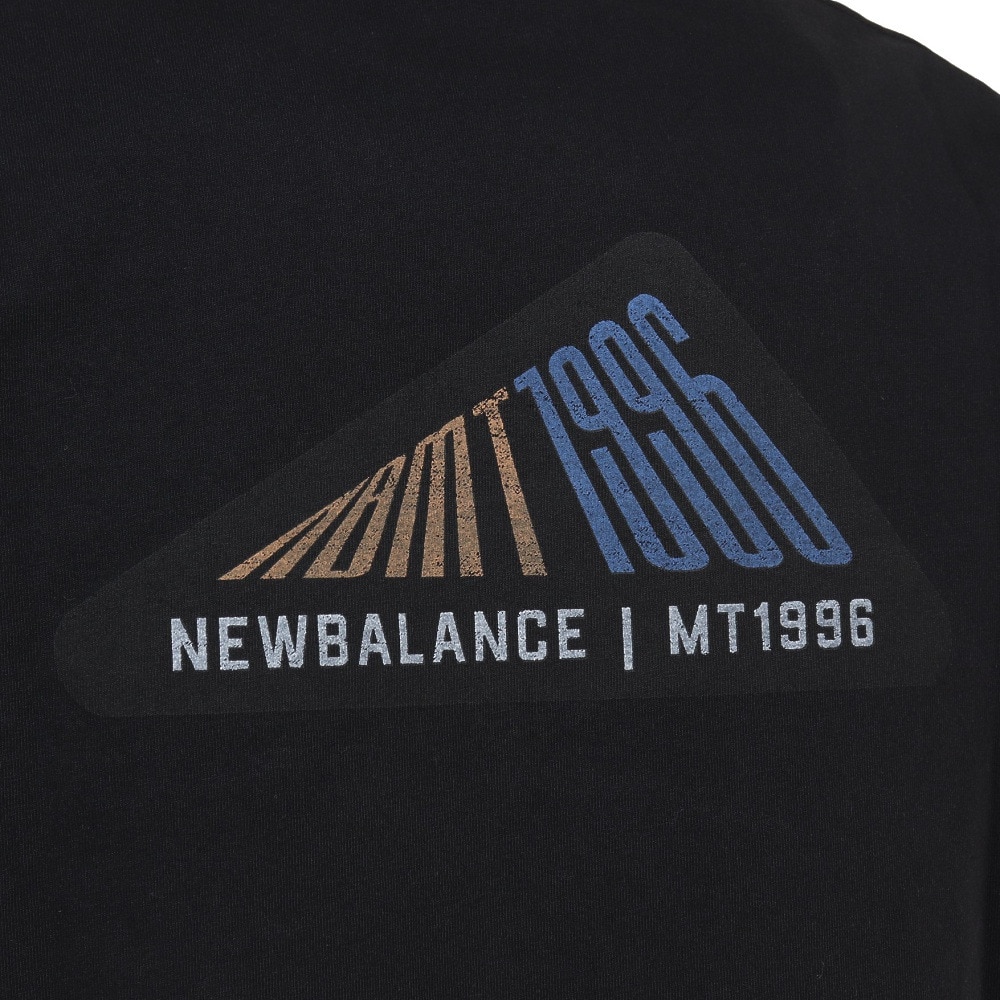 ニューバランス（new balance）（メンズ）MT1996 グラフィック 長袖Tシャツ JMTL2066BK