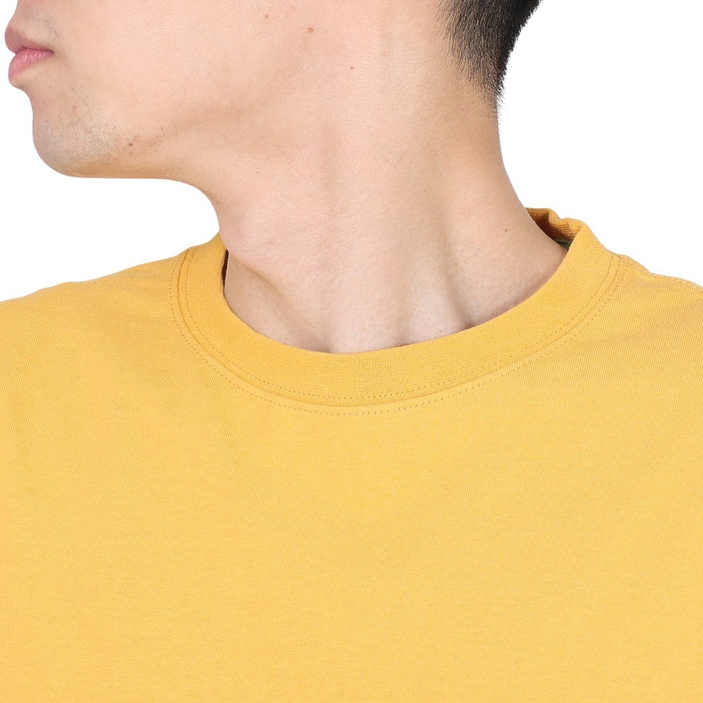 クリフメイヤー（KRIFF MAYER）（メンズ）長袖Tシャツ ロンT キャンプラビットロンT 釣り 2233101-55:YELLOW イエロー 春 トップス ワンポイント