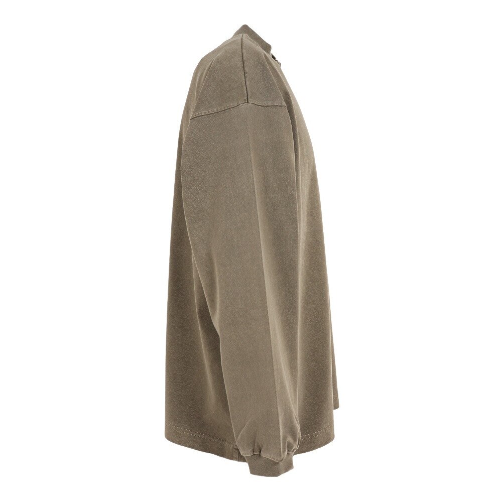 クリフメイヤー（KRIFF MAYER）（メンズ）長袖Tシャツ ロンT ピグメント 胸ポケットタフロンT 2233108-69:KHAKI カーキ 春 トップス モックネック 綿100