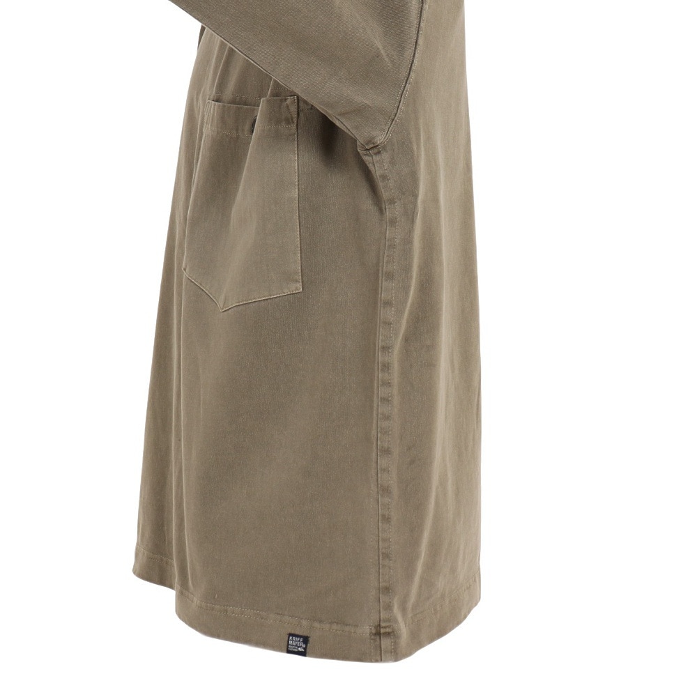 クリフメイヤー（KRIFF MAYER）（メンズ）長袖Tシャツ ロンT ピグメント 胸ポケットタフロンT 2233108-69:KHAKI カーキ 春 トップス モックネック 綿100