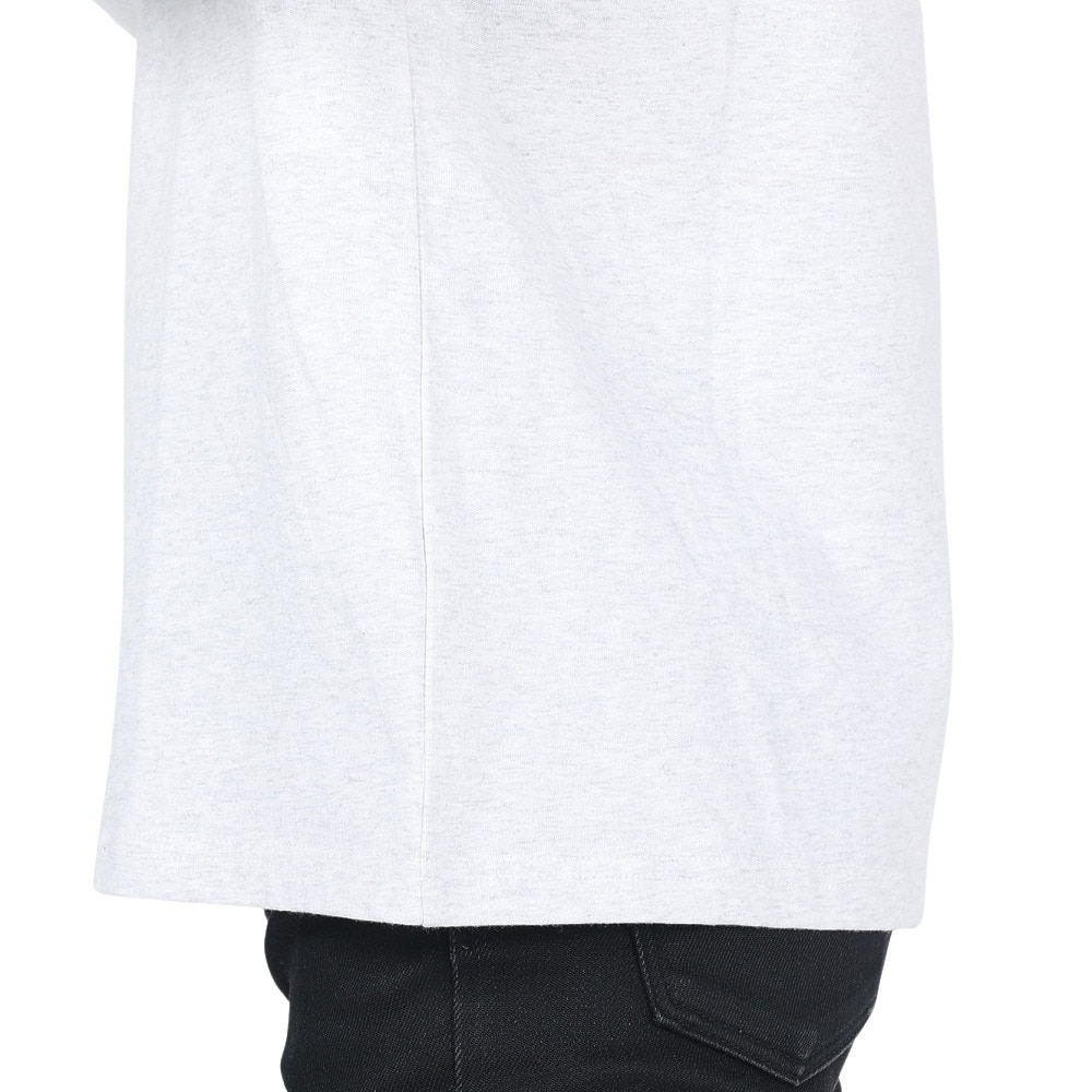 パワー・トゥ・ザ・ピープル（POWER TO THE PEOPLE）（メンズ）長袖 ロンT VINTAGEプリントリブロンTシャツ 3301023-04 LGR グレー トップス バックプリント 