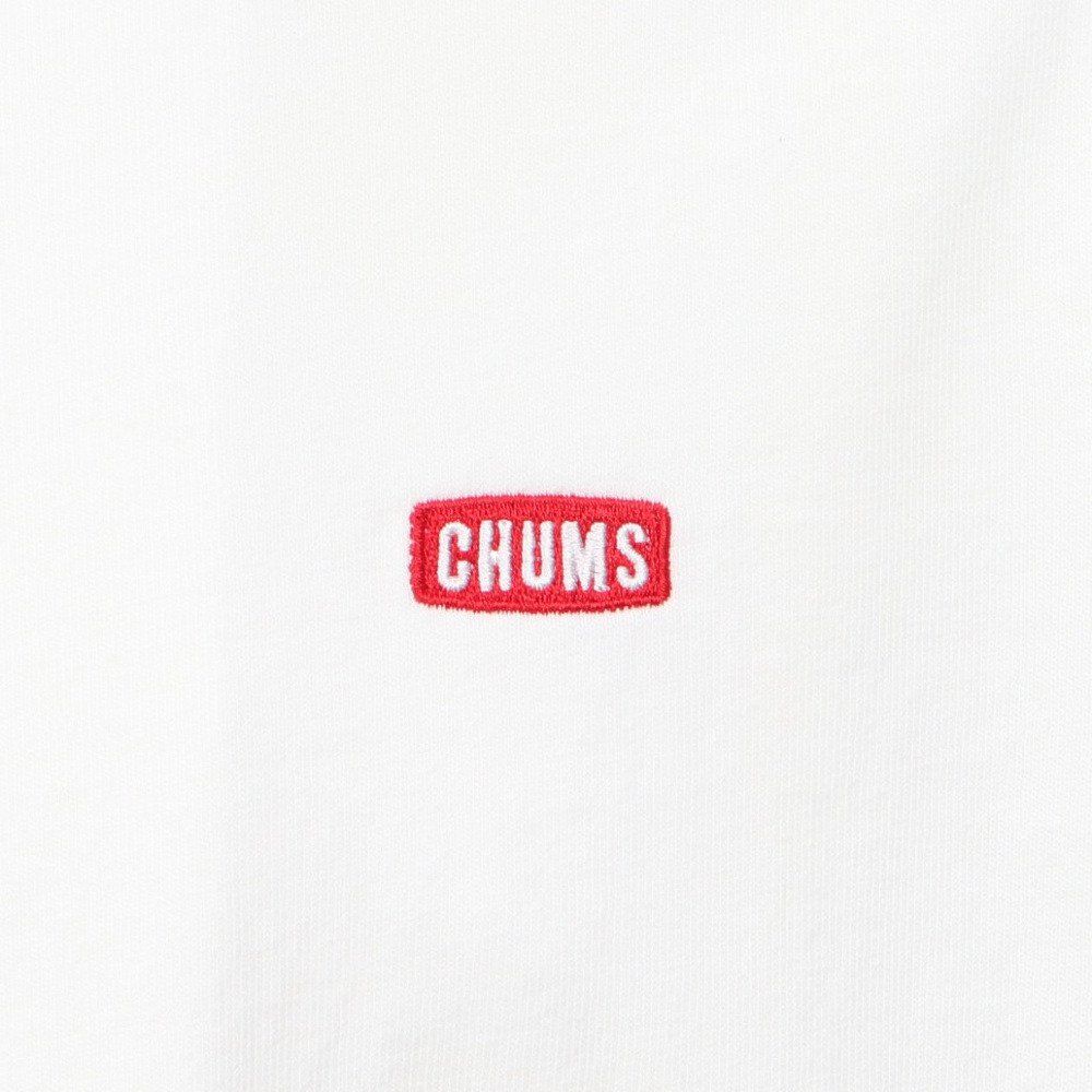 チャムス（CHUMS）（メンズ）長袖Tシャツ ロンT ブービーロゴTシャツ CH01-2275-W001 ホワイト バックプリント 綿100