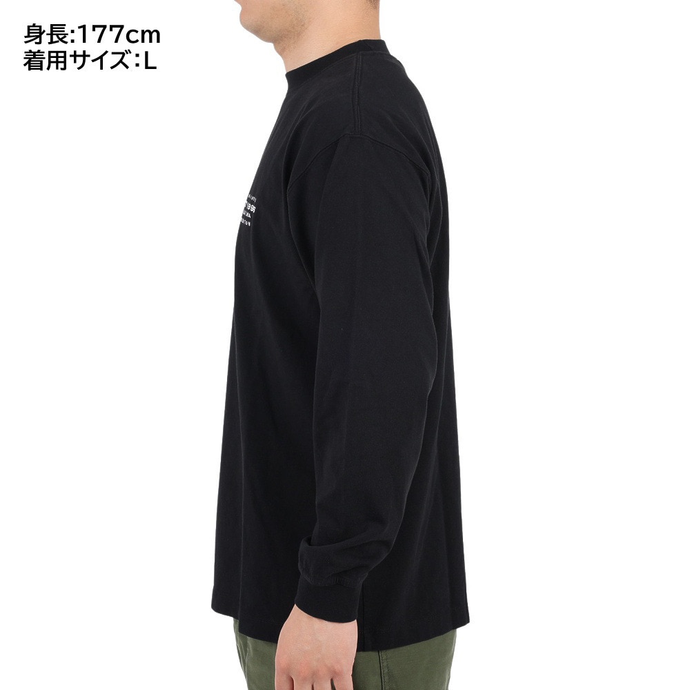 ニューバランス（new balance）（メンズ）長袖Tシャツ ロンT MT1996 グラフィックロングスリーブTシャツ AMT35014-BK ブラック