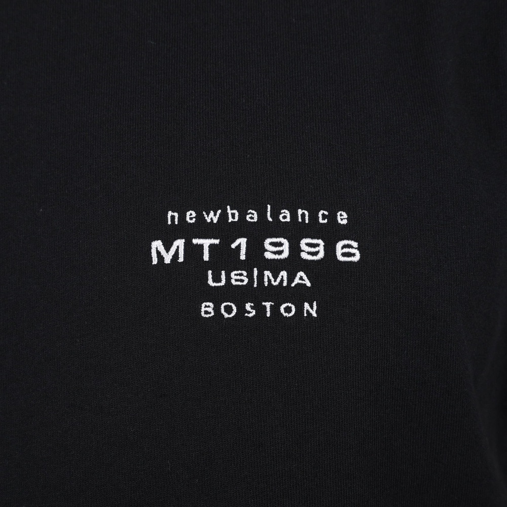 ニューバランス（new balance）（メンズ）長袖Tシャツ ロンT MT1996 グラフィックロングスリーブTシャツ AMT35014-BK ブラック