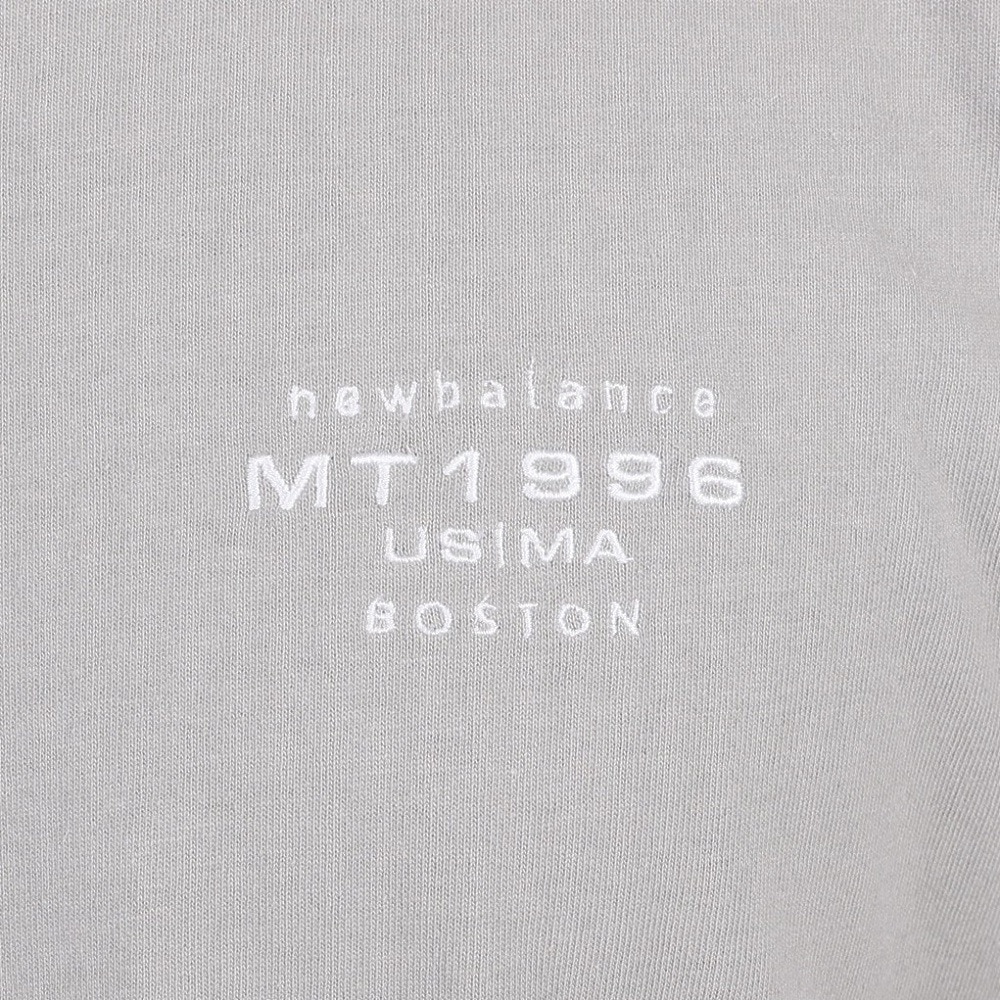 ニューバランス（new balance）（メンズ）長袖Tシャツ ロンT MT1996 グラフィックロングスリーブTシャツ AMT35014-TAG グレー