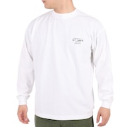 (メンズ)長袖Tシャツ ロンT MT1996 グラフィックロングスリーブTシャツ AMT35014-WT ホワイト