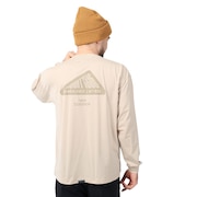 (メンズ)ラッシュガード 長袖Tシャツ MT1996 AMT35015INC ベージュ 速乾 UVカット 紫外線対策