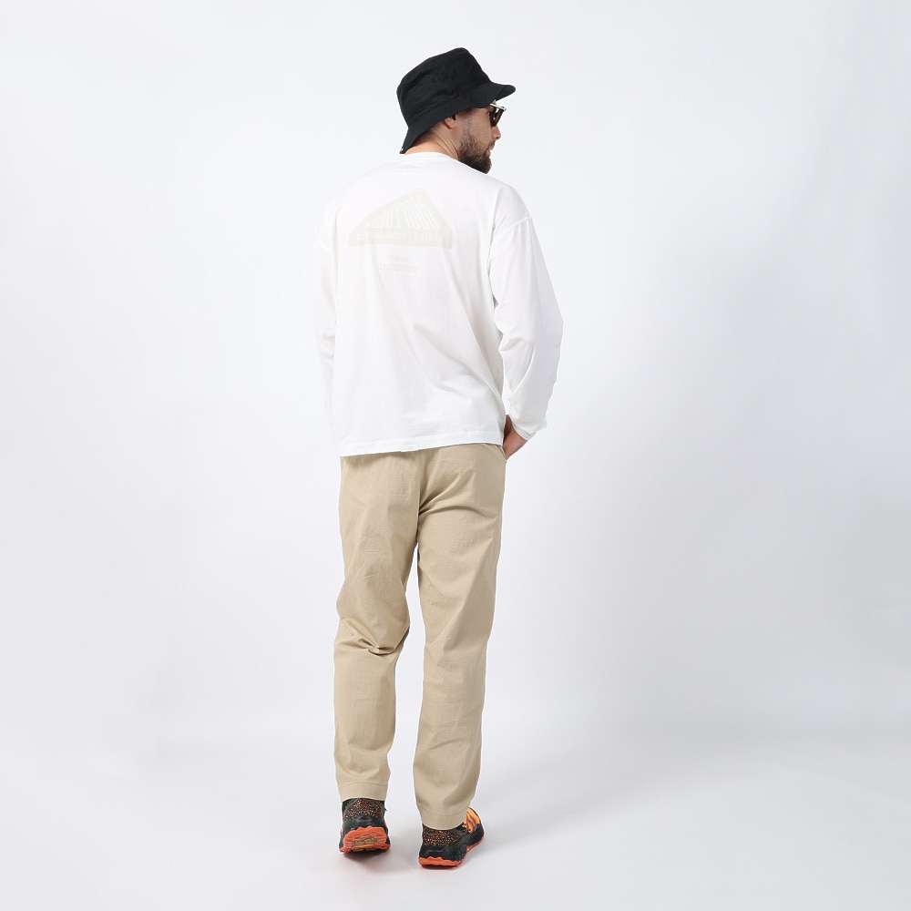 ニューバランス（new balance）（メンズ）ラッシュガード 長袖Tシャツ MT1996 AMT35015MW1 ホワイト 速乾 UVカット 紫外線対策 