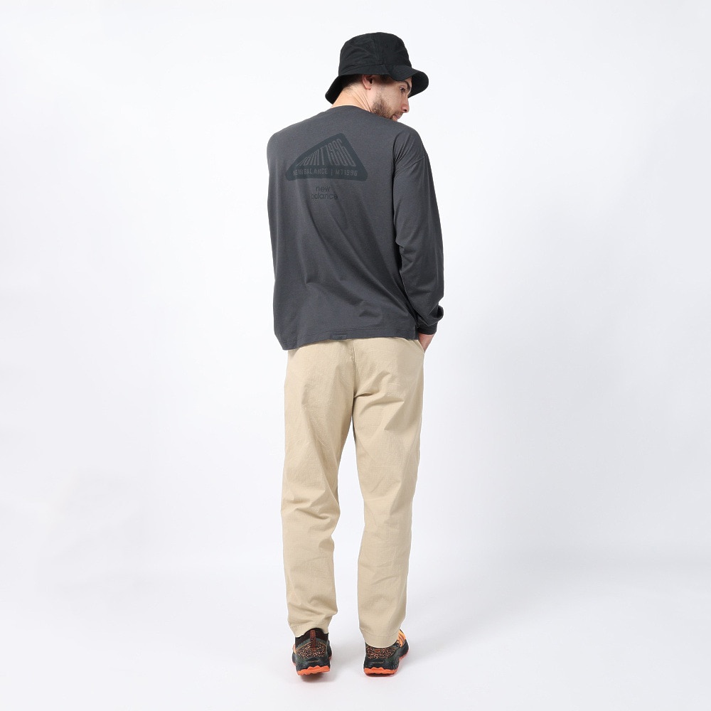 ニューバランス（new balance）（メンズ）ラッシュガード 長袖Tシャツ MT1996 AMT35015PHM グレー 速乾 UVカット 紫外線対策