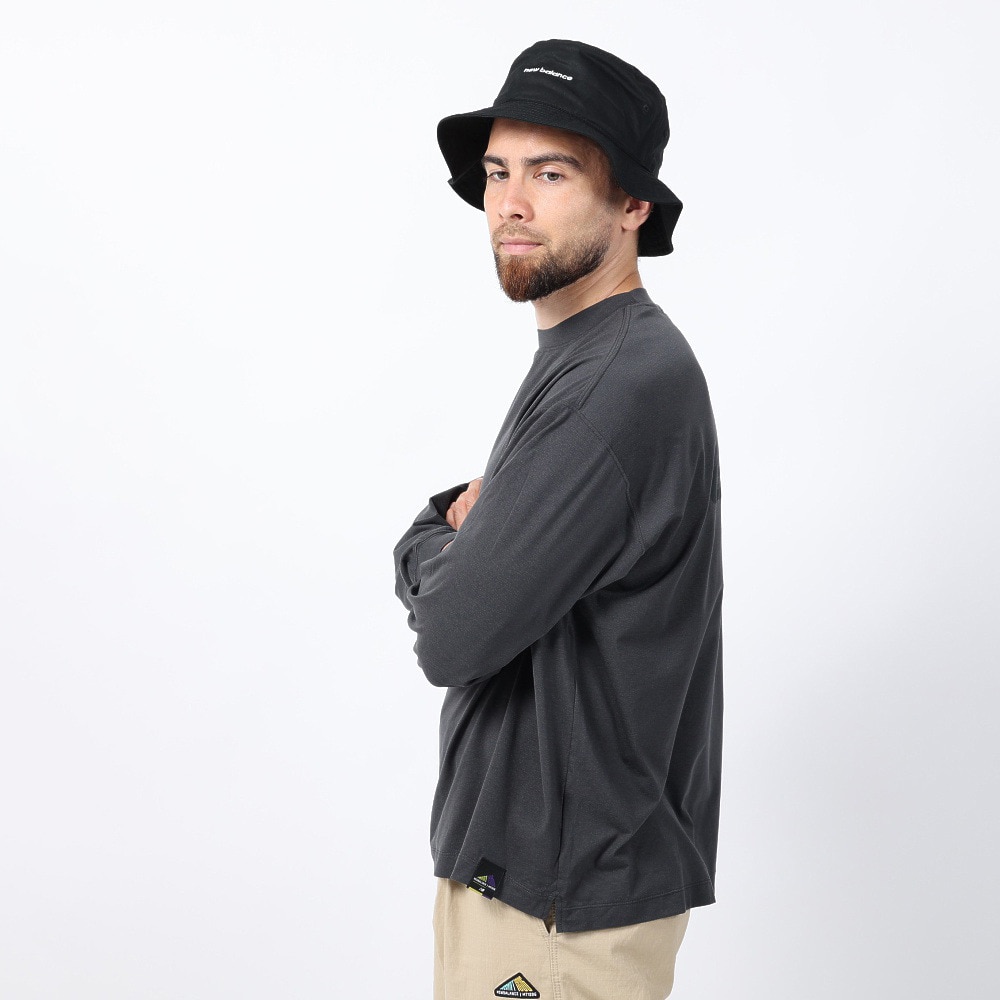 ニューバランス（new balance）（メンズ）ラッシュガード 長袖Tシャツ MT1996 AMT35015PHM グレー 速乾 UVカット 紫外線対策