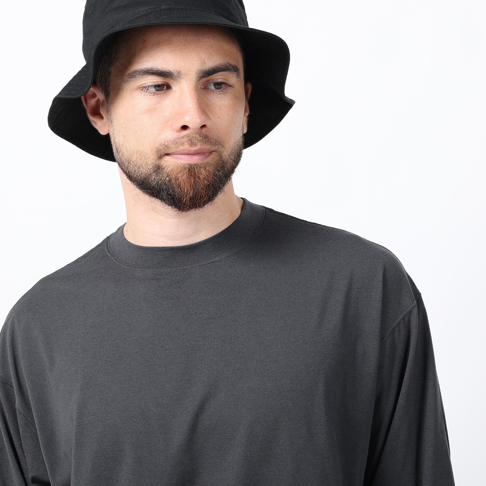 ニューバランス（new balance）（メンズ）ラッシュガード 長袖Tシャツ MT1996 AMT35015PHM グレー 速乾 UVカット 紫外線対策