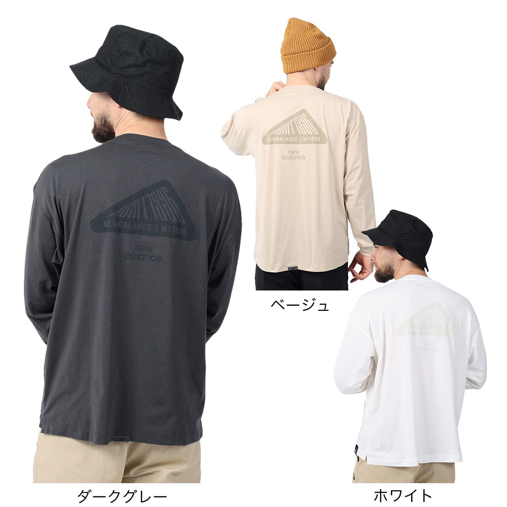 ニューバランス（new balance）（メンズ）ラッシュガード 長袖 ロングスリーブ 速乾 UVカット 紫外線対策 MT1996 AMT35015INC