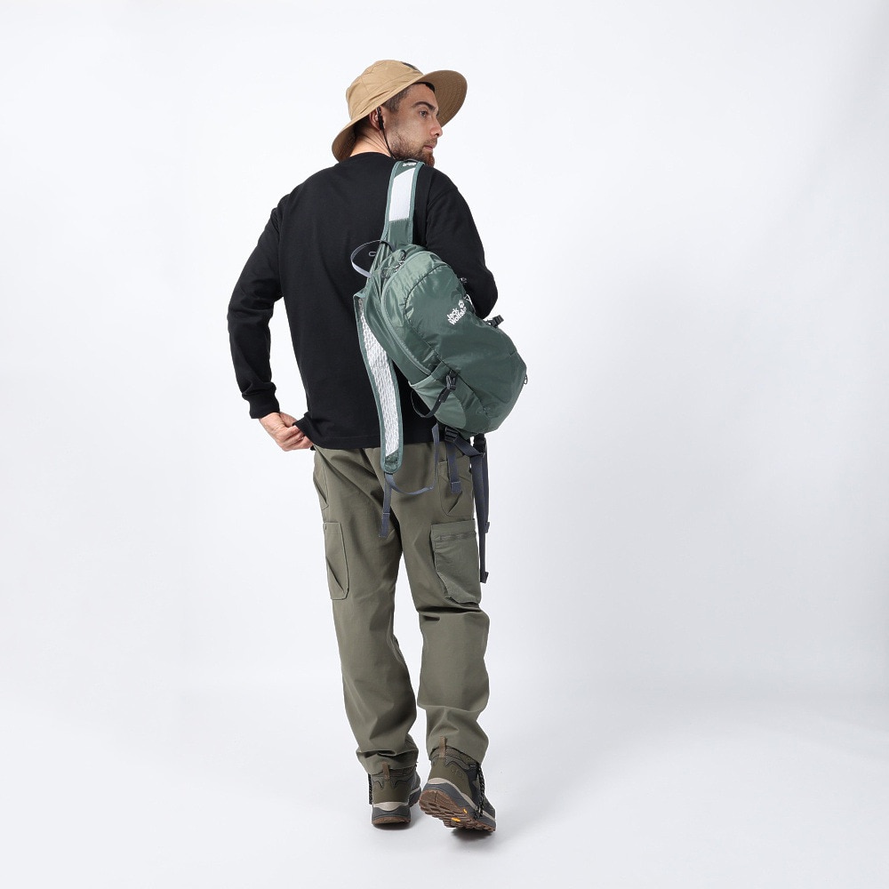 ジャックウルフスキン（JackWolfskin）（メンズ）長袖Tシャツ ロンT JP POCKET ポケットTシャツ V2 5022584-6000 ブラック