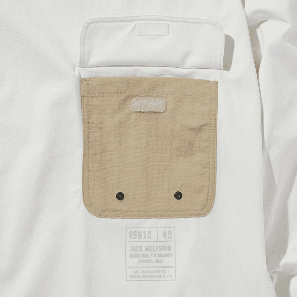 ジャックウルフスキン（JackWolfskin）（メンズ）JP SUNSHELTER UTILITY ロングスリーブTシャツ 5030781-5055