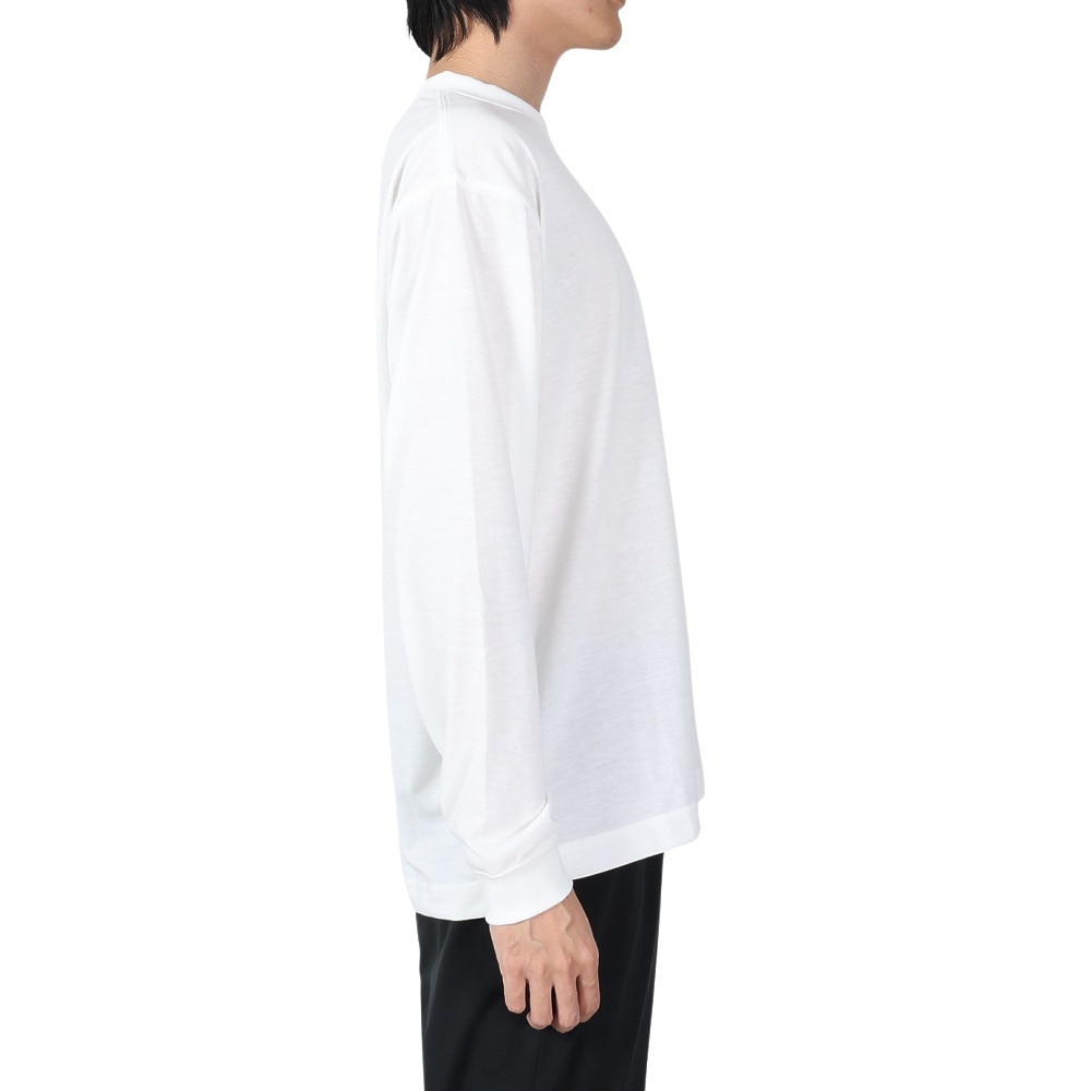 ジャックウルフスキン（JackWolfskin）（メンズ）長袖Tシャツ ロンT JP PAW IN ポケット長袖Tシャツ 5030821-5055 ホワイト