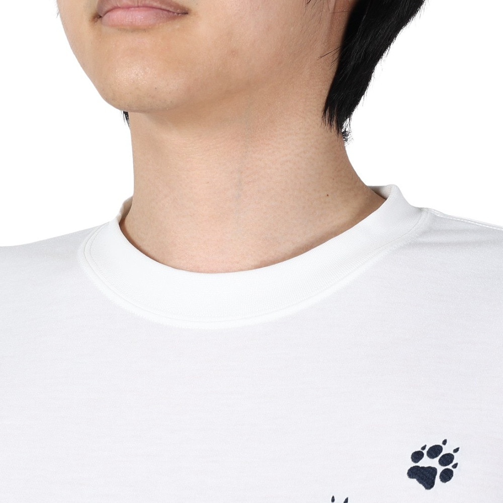 ジャックウルフスキン（JackWolfskin）（メンズ）長袖Tシャツ ロンT JP PAW IN ポケット長袖Tシャツ 5030821-5055 ホワイト