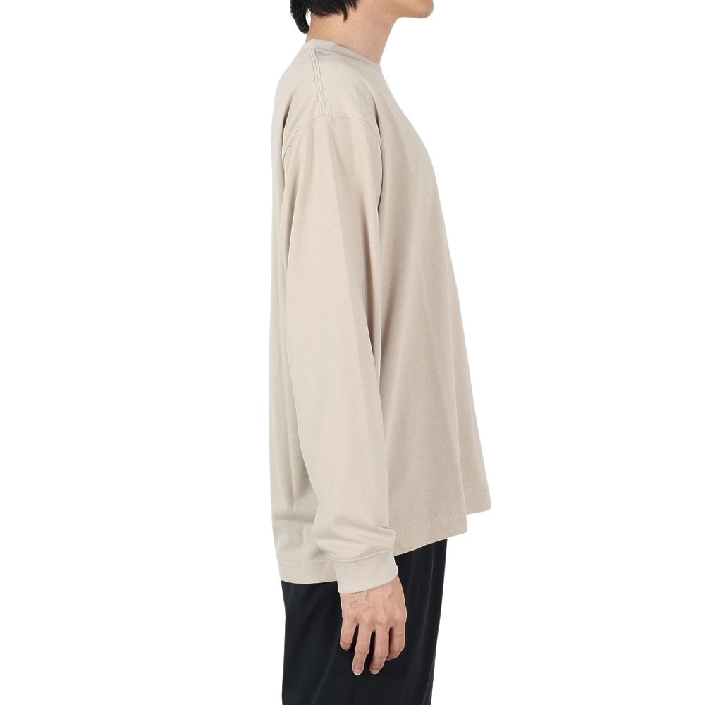 ジャックウルフスキン（JackWolfskin）（メンズ）長袖Tシャツ ロンT JP PAW IN ポケット長袖Tシャツ 5030821-5154 ベージュ