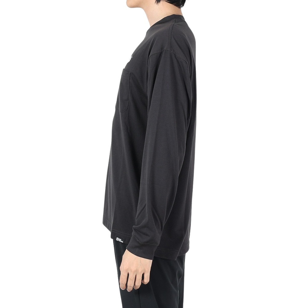 ジャックウルフスキン（JackWolfskin）（メンズ）長袖Tシャツ ロンT JP PAW IN ポケット長袖Tシャツ 5030821-6350 チャコールグレー