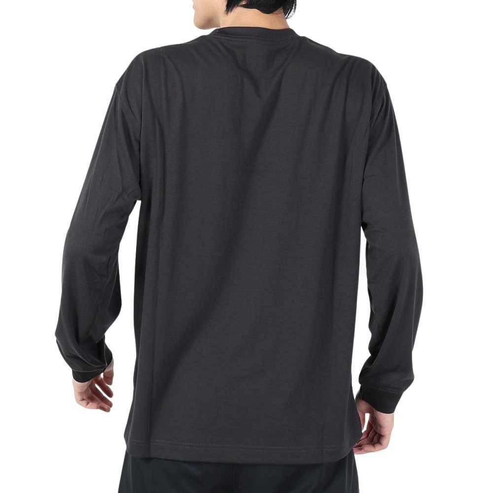 ジャックウルフスキン（JackWolfskin）（メンズ）長袖Tシャツ ロンT JP PAW IN ポケット長袖Tシャツ 5030821-6350 チャコールグレー