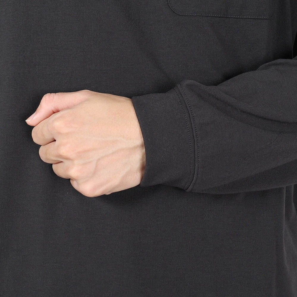 ジャックウルフスキン（JackWolfskin）（メンズ）長袖Tシャツ ロンT JP PAW IN ポケット長袖Tシャツ 5030821-6350 チャコールグレー