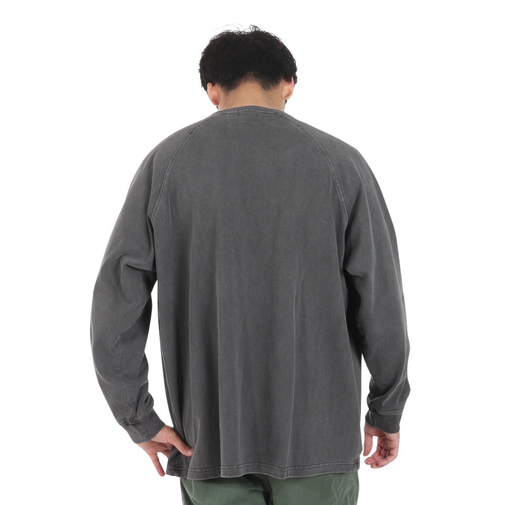 カブー（KAVU）（メンズ）長袖Tシャツ ロンT ヘビーウェイト 長袖Tシャツ 19821924 BLK ブラック