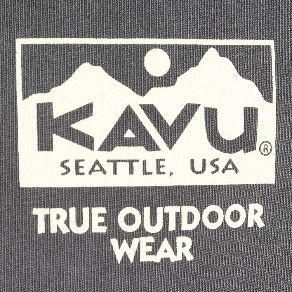 カブー（KAVU）（メンズ）長袖Tシャツ ロンT ヘビーウェイト 長袖Tシャツ 19821924 BLK ブラック