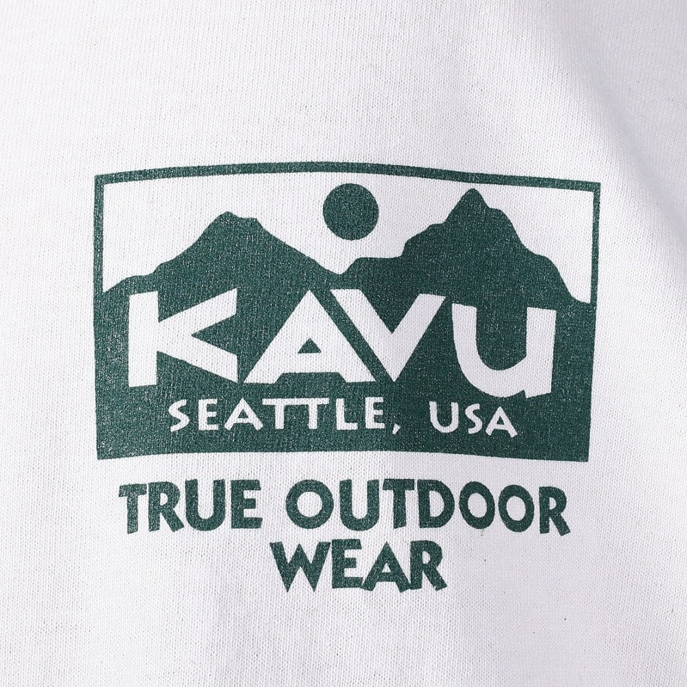 カブー（KAVU）（メンズ）長袖Tシャツ ロンT トゥルーロゴ 長袖Tシャツ 19821937 NTL キナリ