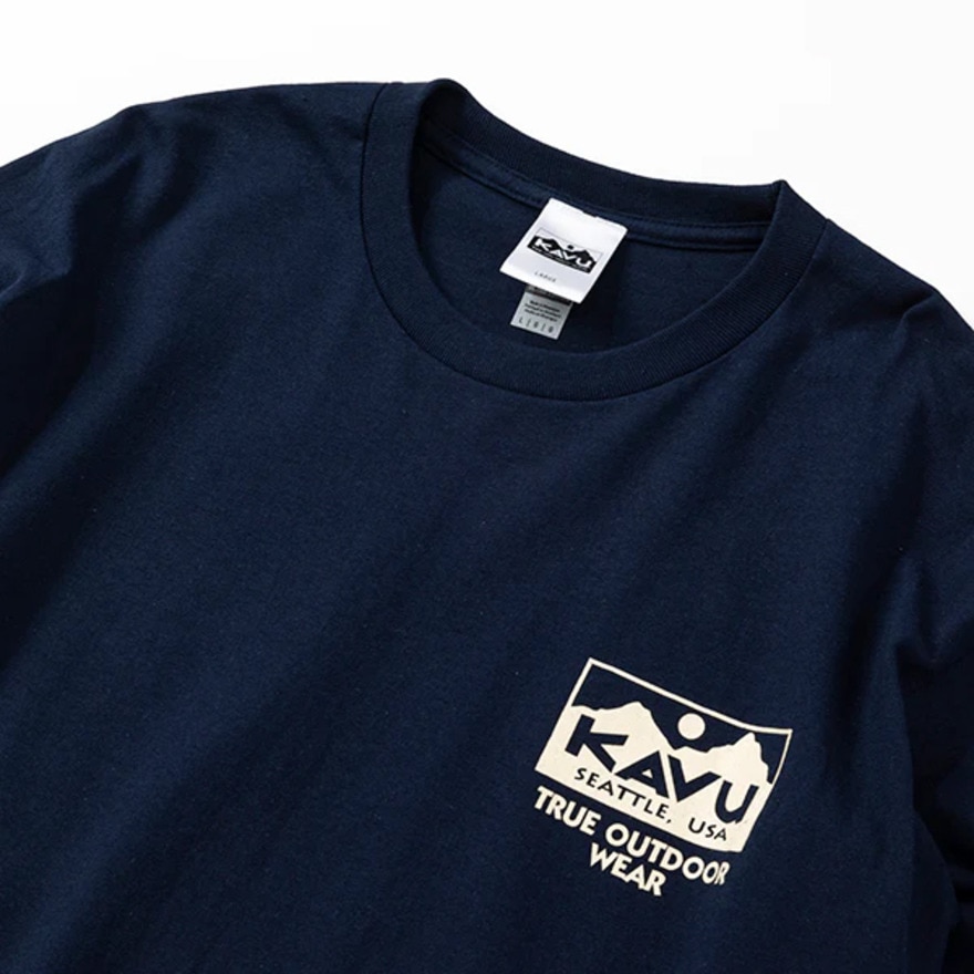 カブー（KAVU）（メンズ）長袖Tシャツ ロンT トゥルーロゴ 長袖Tシャツ 19821937 NVY ネイビー