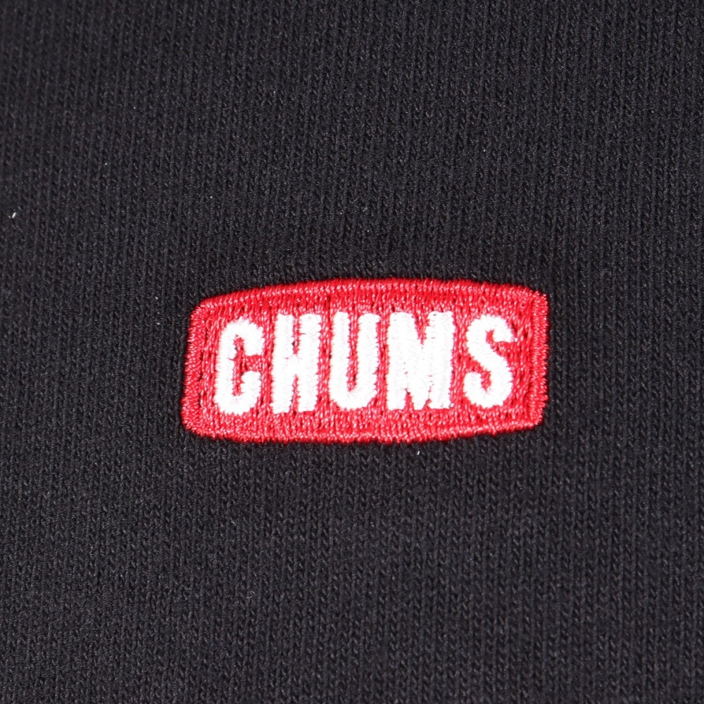 チャムス（CHUMS）（メンズ）高耐久 ヘビーウェイトコットン ブービーロゴブラッシュド 長袖Tシャツ CH01-2304-K001 ブラック